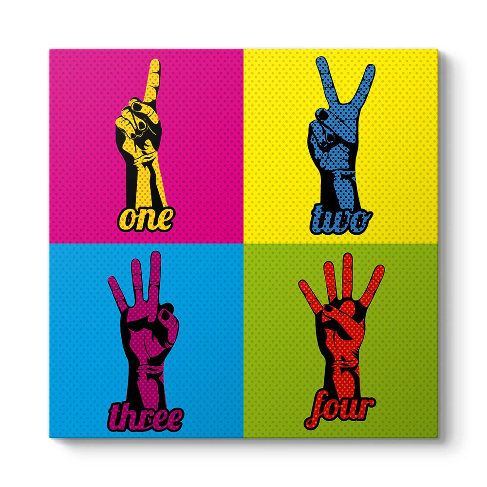 One Two Three Four Tablosu - Model 3